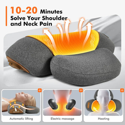 3-in-1 Neck & Shoulder Massager Pillow