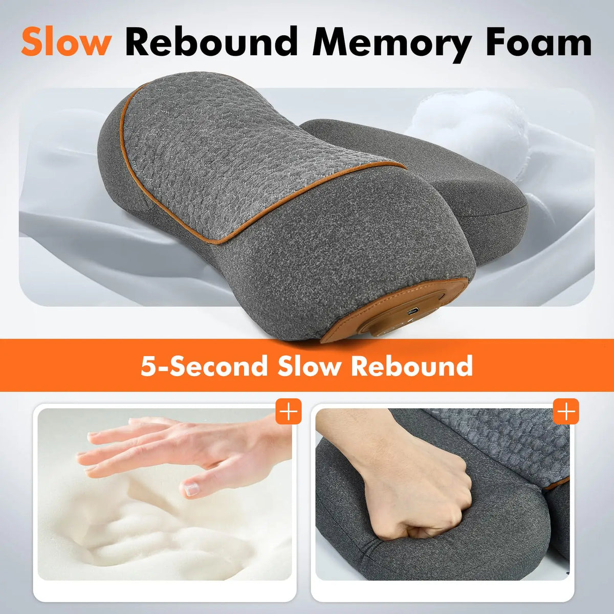 3-in-1 Neck & Shoulder Massager Pillow