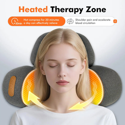 3-in-1 Neck & Shoulder Massager Pillow