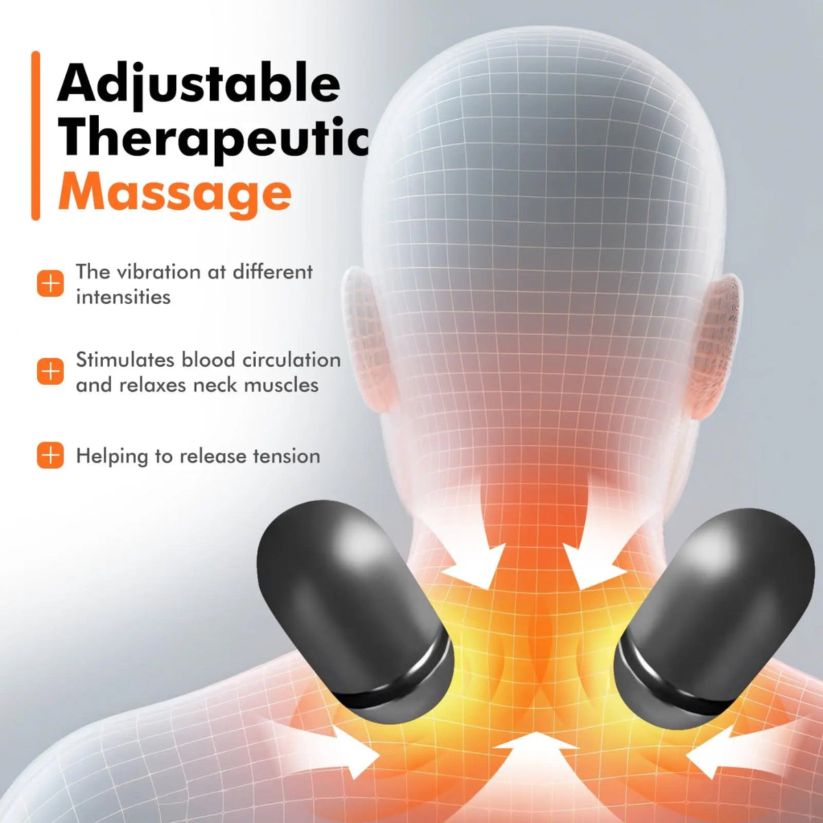3-in-1 Neck & Shoulder Massager Pillow