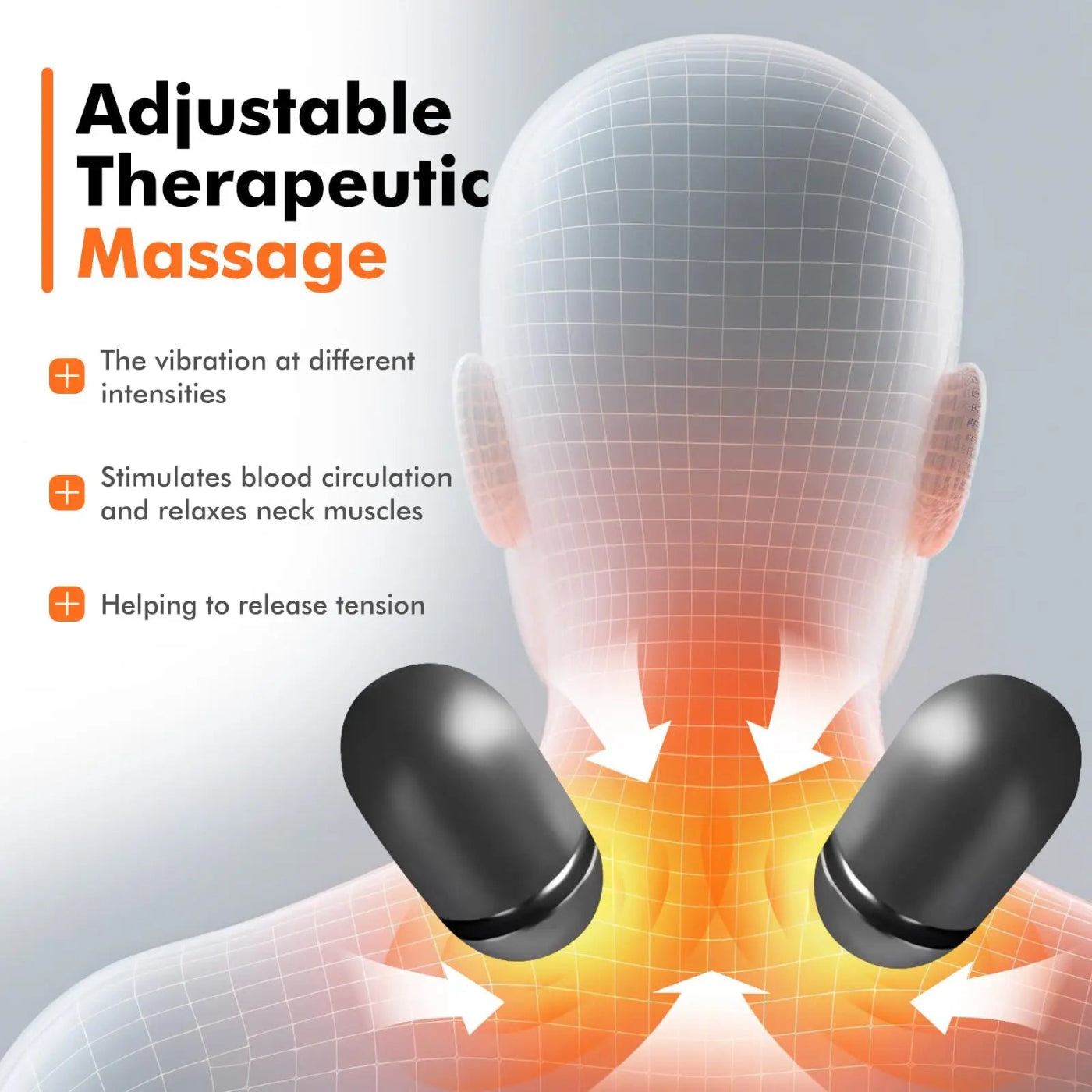 3-in-1 Neck & Shoulder Massager Pillow
